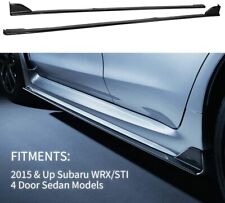 Side Skirt for 2015-2021 Subaru WRX STI 4-Dr Sedan Side Splitters Rocker Panel picture