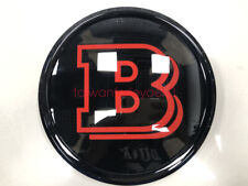 Mercedes Benz A/B/C/E/S/ML Brabus Front Grille Badge Mirror Gloss Red Emblem picture
