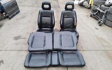 98 ACURA INTEGRA GSR BLACK LEATHER SEAT SET FRONT AND REAR picture