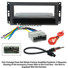 Car Radio Stereo CD Player Dash Install Mounting Trim Bezel Panel Kit + Harness picture