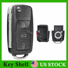 For Volkswagen VW Mk4 MK5 Beetle Golf Jetta Passat Flip Car Key Fob Shell Case picture