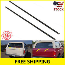 Fit for 1978-1996 Ford Bronco Set of 2 Tailgate Weatherstrip Seal Window Sweep picture