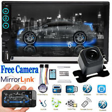 Mirror Link For GPS Double 2Din 7inch Car Stereo+Backup Camera Touch Radio Vedio picture