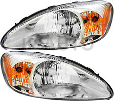 For 2000-2007 Ford Taurus Headlight Halogen Set Driver and Passenger Side picture