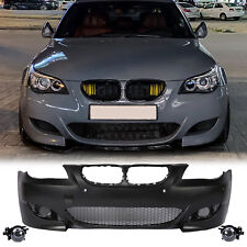For 08-10 BMW 5 SERIES E60 M5 STYLE FRONT BUMPER W/ FOG LIGHTS W/ 18MM PDC picture
