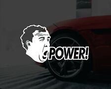 POWER Jeremy Clarkson  Decal - Sticker - Black & White picture