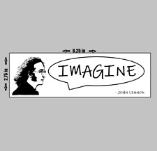 Vinyl Sticker, John Lennon, Imagine, Beatles, Rock, Music Icon picture