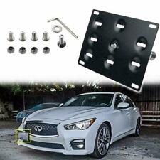 Bumper Tow Hook License Plate Mounting Bracket Fit Infiniti Q50 Q60 Nissan GTR picture