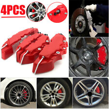 4PCS 3D Red Car Disc Brake Caliper Covers Front & Rear Accessories For 18-24inch picture