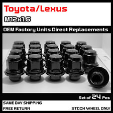 [24] Black Toyota/Lexus 4Runner FJ Tacoma TRD OEM Factory 12X1.5 Mag Lug Nut picture