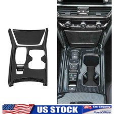 Carbon Fiber Interior Gear Shift Panel Frame Cover Trim For Honda Accord 2018-21 picture