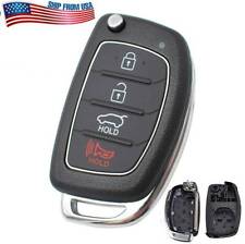 Remote Key Fob Shell For Hyundai Santa fe Sonata Tucson Elantra Case 4 Buttons picture