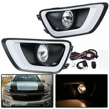 Fit For 2015-2020 Chevrolet Colorado Clear Lens Fog Lights Kit With Bezel Swith picture