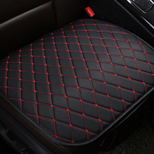 Auto Seat Cover Front Cushion Black PU+Red Line Universal Car Chair Accessories picture