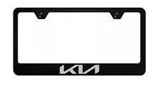 Matte Black Front or Rear For New Kia Sport License Plate Frame Cover Gift picture
