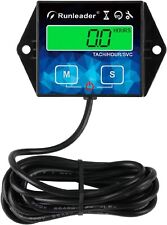 Digital Hour Meter Tachometer RPM Gauge Backlight Reminder,SVC timers Waterproof picture