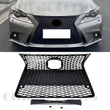 2014 2015 2016 Lexus IS200t IS250 IS350 F Sport Front Bumper Grille Full Black picture