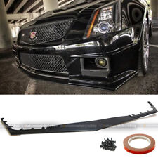 Fit 09-14 Cadillac CTS V 2dr 4dr Wagon HH Style Front Bumper Lip Body Kit Add on picture
