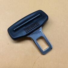 Car Seat Belt Buckle Clip New Black & Chrome Replacement picture