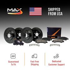 [Front + Rear] Max Brakes Elite XDS Rotors with Carbon Ceramic Pads KT178483 picture