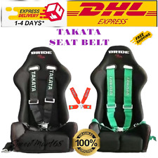 Takata RACE 4-Point Racing Seat Belt Harness with Snap-On 3