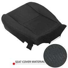 DRIVER Bottom Cloth Seat Cover BLACK For 07-14 Chevy Silverado 1500 Replacement picture