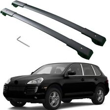 2P black for Porsche Cayenne 2003-2010 Roof Rack Rail Cross bar luggage carrier picture