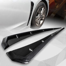 2pcs Carbon Fiber Car Side Fender Vent Air Wing Cover Trim Exterior Accessories picture