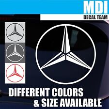 Mercedes Benz Decal Logo Vinyl Sticker Emblem JDM Germany car A G S E C class picture