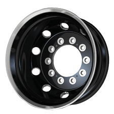 22.5x14 ATX AO404 JOURNEY Gloss Blk Polish Lip R-Out Wheel 10X285.75 (-139mm) picture
