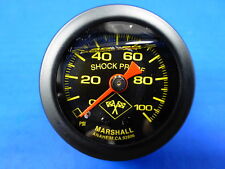 Marshall Gauge 0-100 psi Fuel Pressure Oil Pressure 1.5
