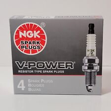 New Set of 4 NGK Stock No 2262 Spark Plugs V-power ZFR5F-11 Shipped Quickly  picture