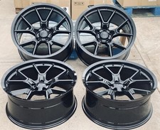 20x9 / 20x10.5 Staggered Wheels For Dodge Challenger Charger Gloss Black Set 4 picture