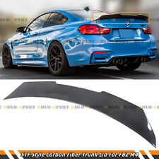 FOR 2015-2020 BMW F82 M4 CARBON FIBER HIGH KICK SPEC DUCKBILL TRUNK SPOILER WING picture