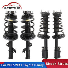 4Pcs Front+Rear Shock Struts & Coil Springs Assembly For 2007-2011 Toyota Camry picture