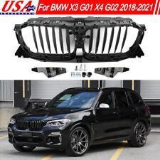 For BMW X3 G01 X4 G02 2018-2021 Front Upper Radiator Grill Air Shutter W/ Motor picture