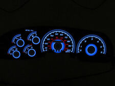 Black Blue Glow Gauges Face Overlay Fit For 97~98 Ford F150 / Expedition picture