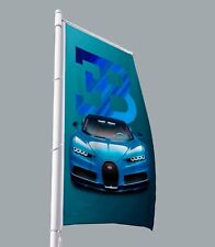 Bugatti Chiron Super Sport Car Banner Flag 3x5 ft Garage Automobiles Vertical picture