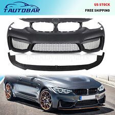 For BMW M4 Style Front Bumper F32 F33 F36 2014-2020 W/O PDC Holes W/O Fog lights picture