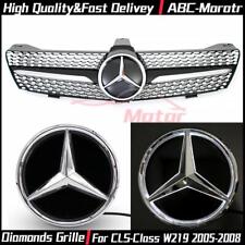 For Mercedes Benz CLS-Class W219 2005-2008 Chrome Diamonds Style Grille W/LED picture