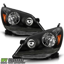 For 2005-2010 Honda Odyssey Headlights Headlamps 05-10 Black Housing Left+Right picture