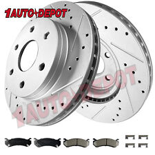305mm Front Disc Rotors + Brake Pads for Chevy Silverado Sierra 1500 GMC Yukon picture