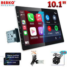 1DIN Rotatable Bluetooth CarPlay Car Stereo Radio 10.1'' Touch Screen MP5 Player picture