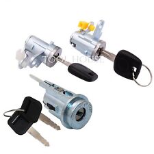 Door Lock Key Ignition Lock Cylinder Set for 95-04 Toyota Tacoma Matched 4 Keys picture
