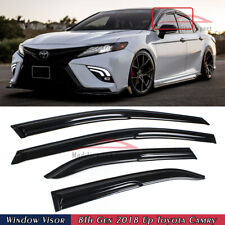 For 2018-2023 8th Gen Toyota Camry JDM 3D Mugen Style Window Visors Rain Guards picture