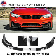 For BMW F80 M3 F83 F82 M4 15~2020 Gloss Black MP Style Front Bumper Lip Splitter picture