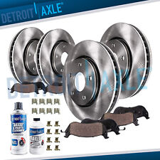 Front & Rear Rotors + Brake Pads for Ford Explorer Flex Taurus Lincoln MKT MKS picture