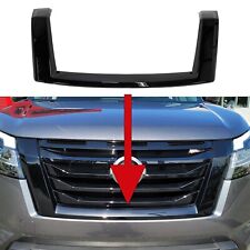 For 2022-2024 Nissan Pathfinder Black Grille Grill Insert Overlay Trim 1 Piece picture