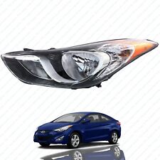 For 2011 2013 Hyundai Elantra Halogen Headlight Assembly Chrome Left 92101-3Y000 picture