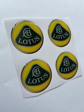 Set of 4 pcs Lotus Center Wheel Cap Stickers Decal Rims Emblem Logo Gas Tank picture
